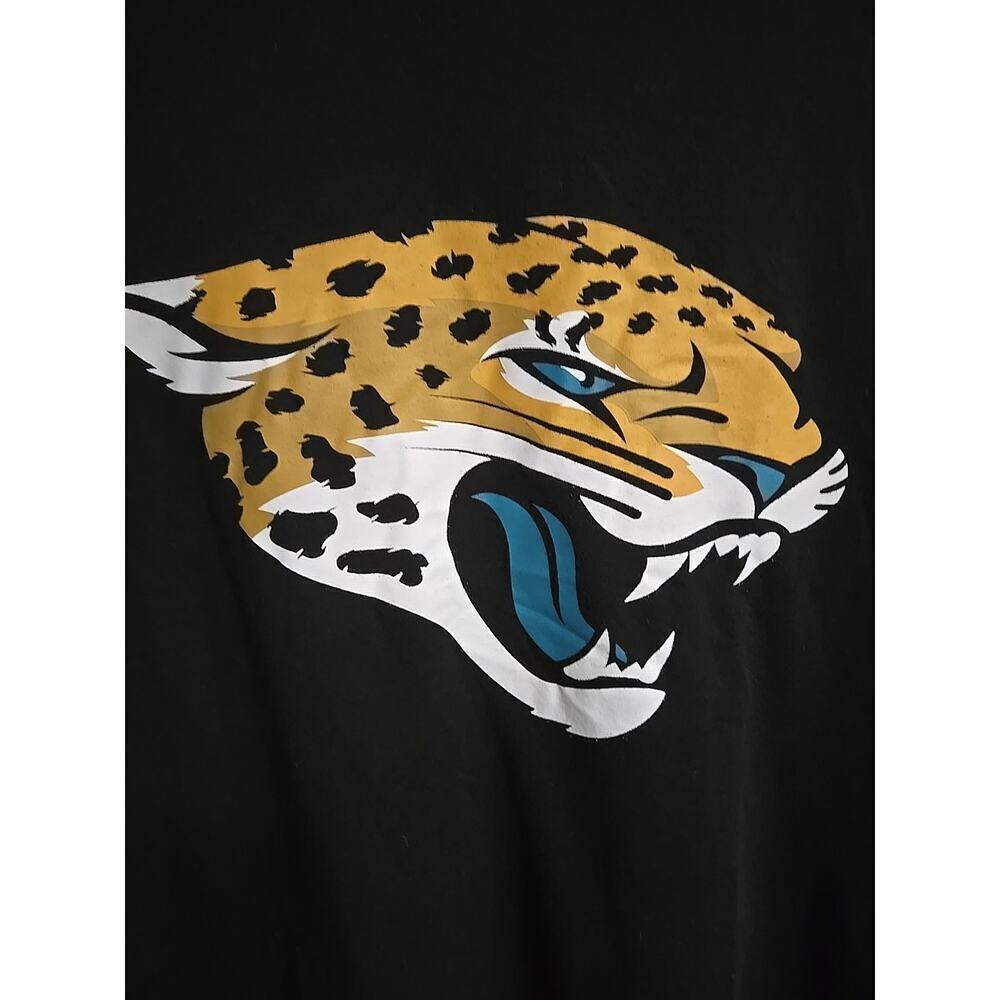 Jacksonville Jaguars Mens Large T Shirt NFL Football Logo Black Gray Team Appare - Picture 2 of 13